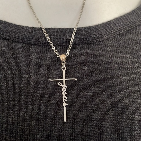 Jewelry - God Jesus Lord Cross Stainless Steel Necklace